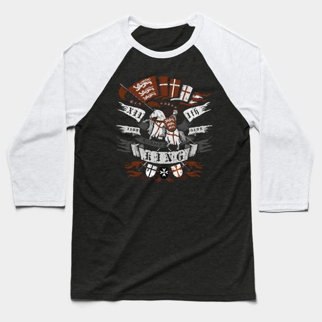 King Baseball T-Shirt by ArtForge